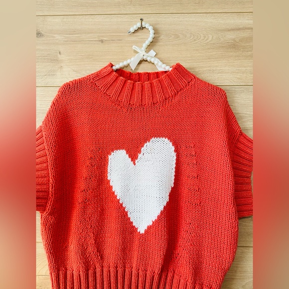 Anthropologie Sweater with White Heart - Picture 8 of 8